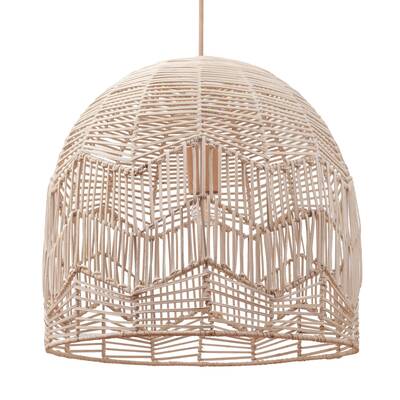 Beehive Rattan Pendant Light - stock