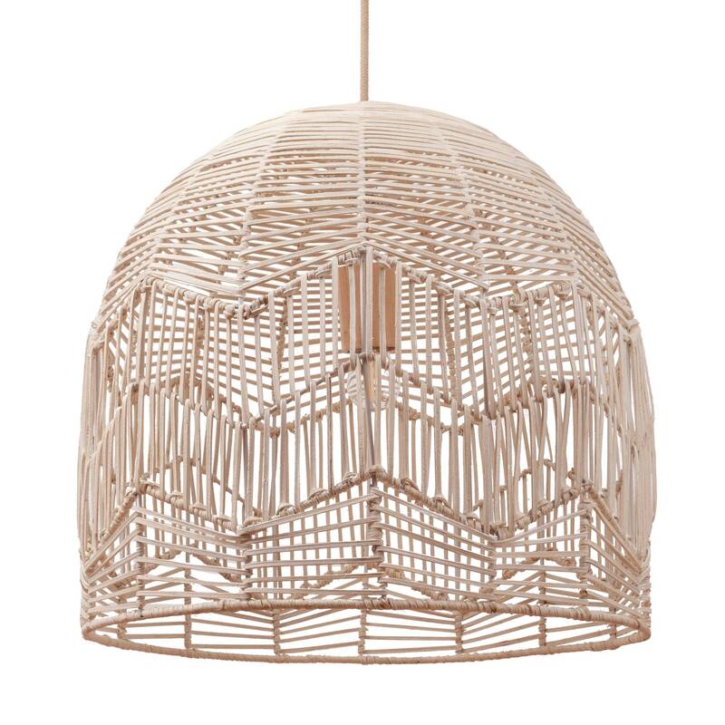 Beehive Rattan Pendant Light - stock