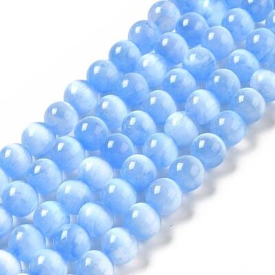 Natural Selenite Beads Strands