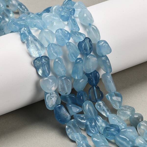 Natural Aquamarine Beads Strands