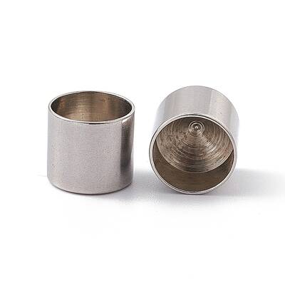 Tarnish Resistant 201 Stainless Steel Cord Ends