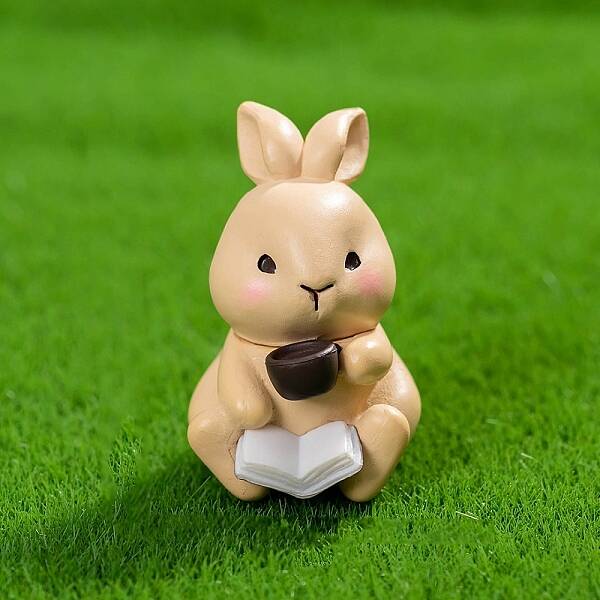 Resin Rabbit Miniature Ornaments