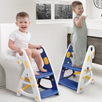 Primlect Potty Training Seat, 2-in-1 Toddler Toilet with Step Stool, Ultra-Stable Potty Chair Attachment, Adjustable Ladder, ...