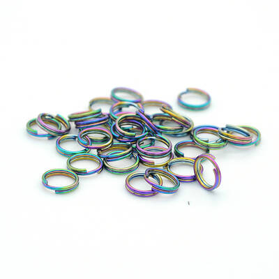 Ion Plating(IP) 304 Stainless Steel Split Rings