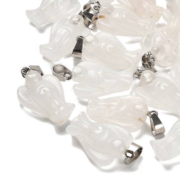 Natural Quartz Crystal Pendants