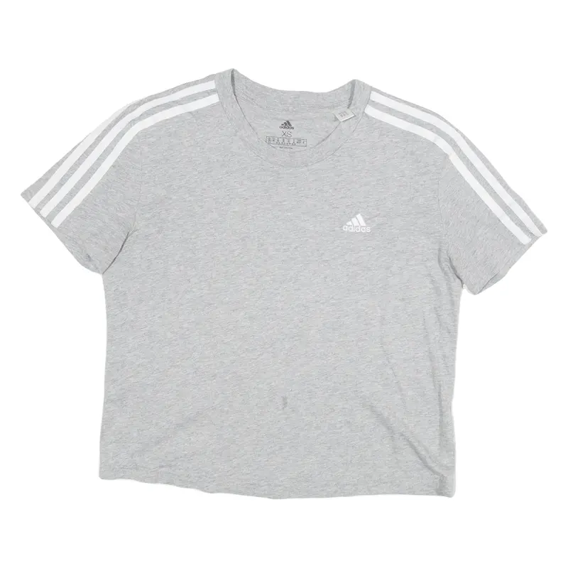 ADIDAS Womens T-Shirt Grey XS