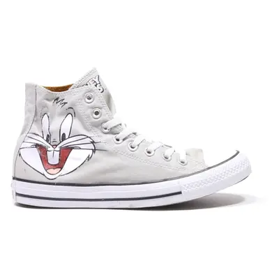 CONVERSE Chuck Taylor All Star Looney Tunes High Top Trainers Grey Canvas Womens UK 7
