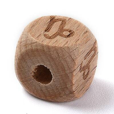 Natural Wood Constellation Beads