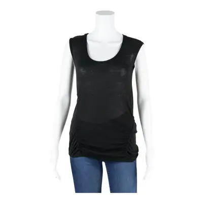 RAG & BONE Ruched Top Black Sleeveless Womens XS