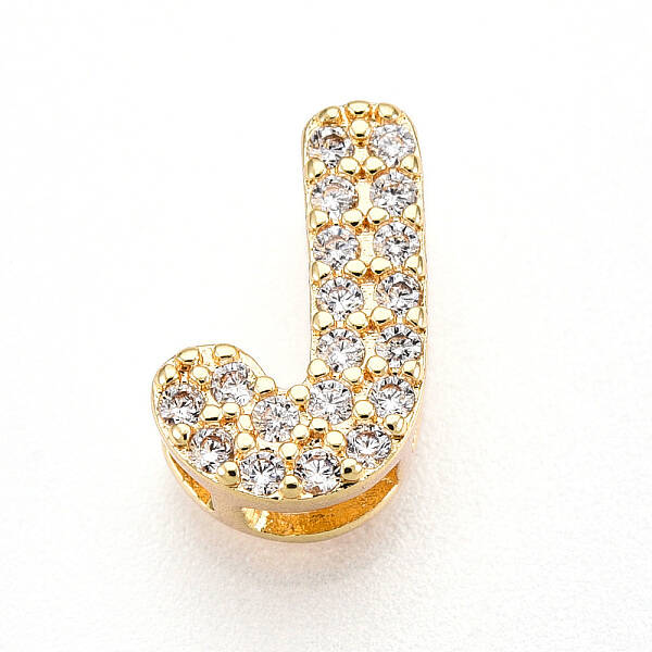 Brass Micro Pave Cubic Zirconia Charms