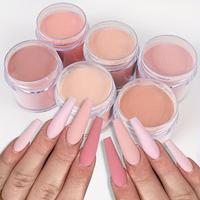 Acrylic Powder Nail Decoration, 6pcs/set Professional Design DIY Nail Extension Powder, Nail Art & Nail Polish for Women & Gi...