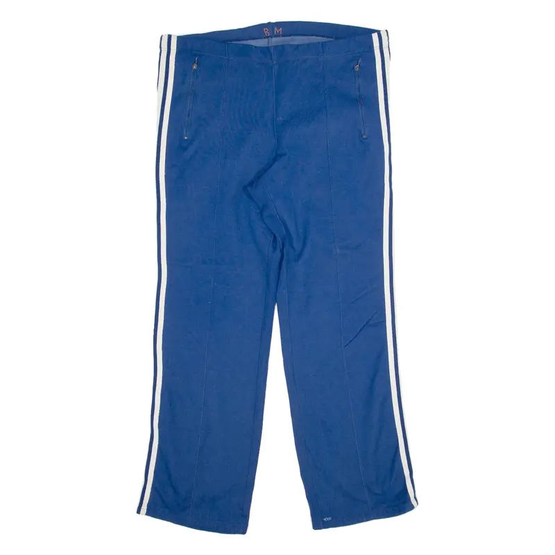 Mens Sweatpants Blue Straight L W36 L28