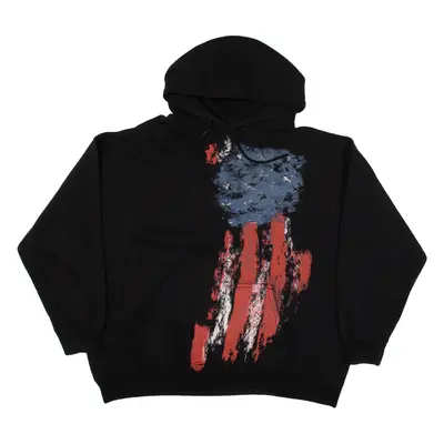 ANDSON APPAREL Mens Black Hoodie USA 2XL