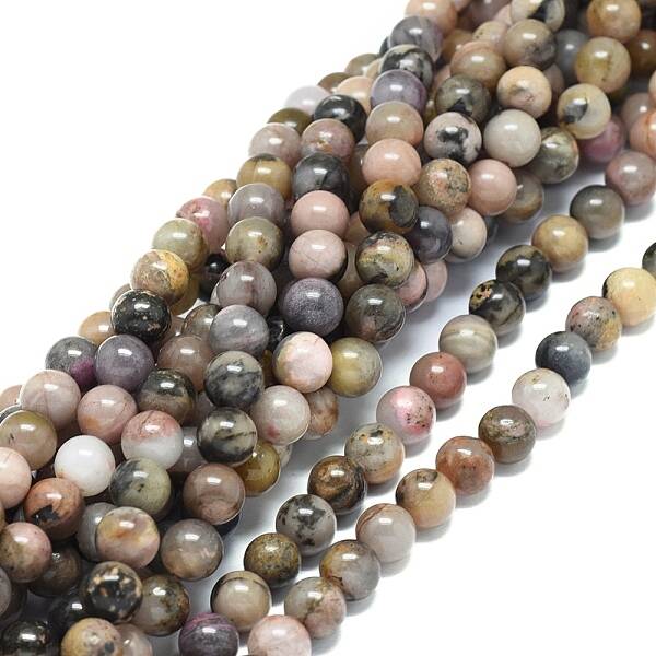 Natural Rhodonite Beads Strands