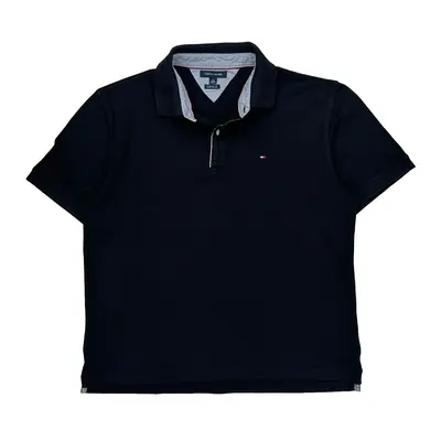 Tommy Hilfiger Polo Shirt - XL Black Cotton