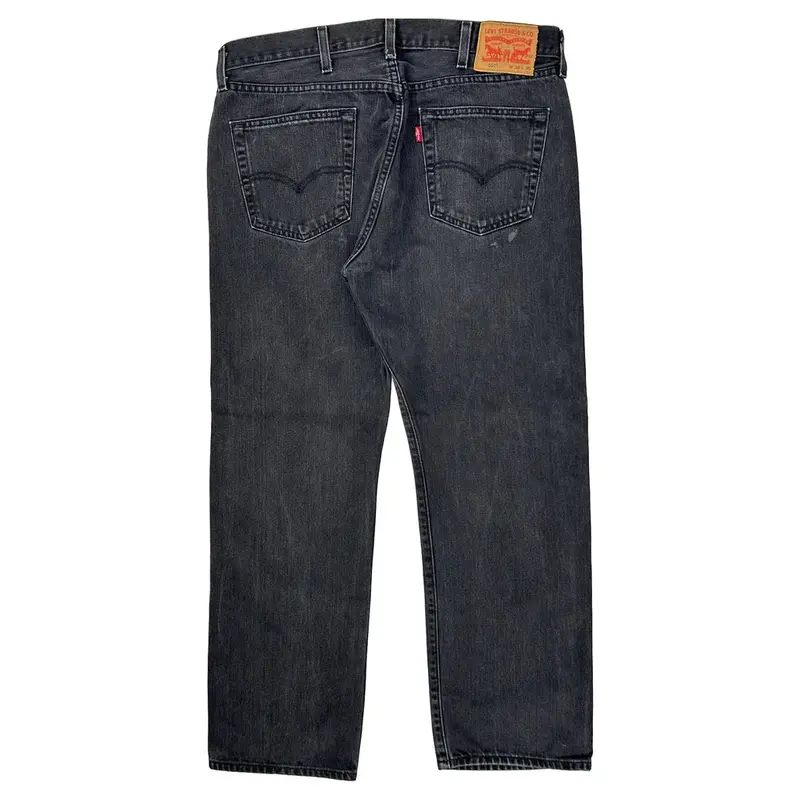 501 Levis Jeans - 36W 26L Black Cotton