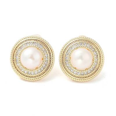 Natural Pearl Ear Studs