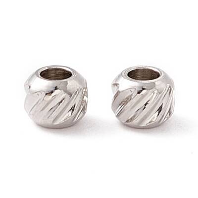 Tarnish Resistant 201 Stainless Steel Beads