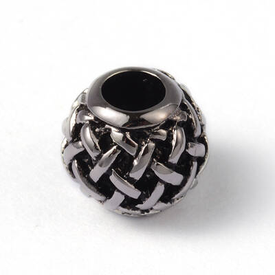 Round 316 Surgical Stainless Steel European Beads