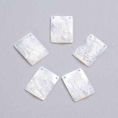 Natural White Shell Mother of Pearl Shell Pendants