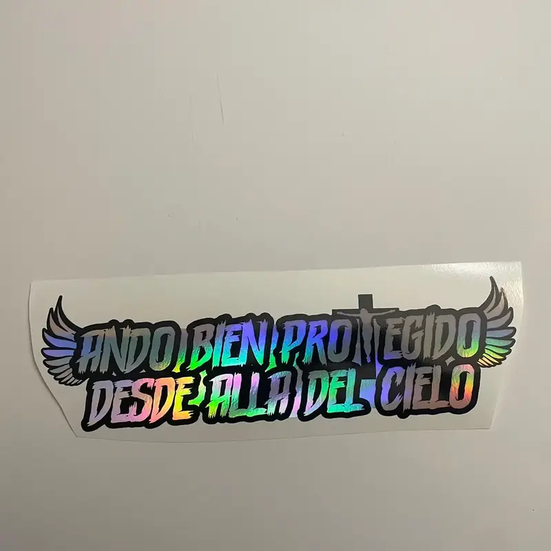 Protected from heaven decal