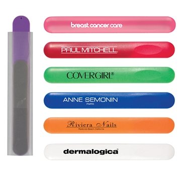 250 Promotional Nail File in Plastic Sleeve - Dual Grit