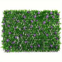 Artificial Ivy Leaf Fence Privacy Screen, Expandable Fence Privacy Screen, Decorative Faux Ivy Fencing Panel, Decorative Fenc...