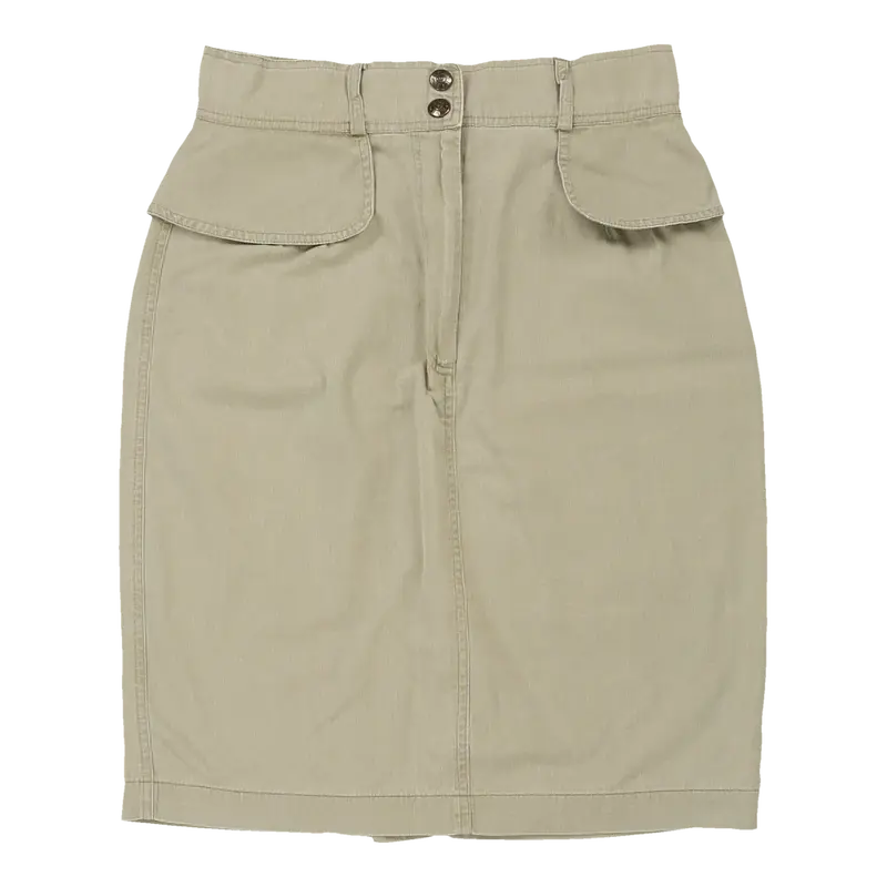 Fendi Skirt - 30W UK 10 Beige Cotton