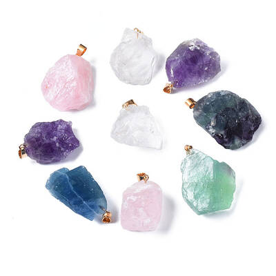 Natural Mixed Stone Pendants