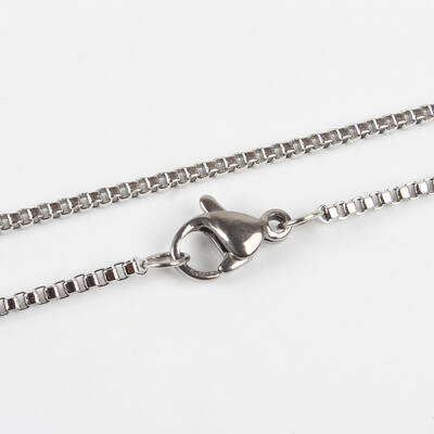 Tarnish Resistant 304 Stainless Steel Box Chain Necklace Making