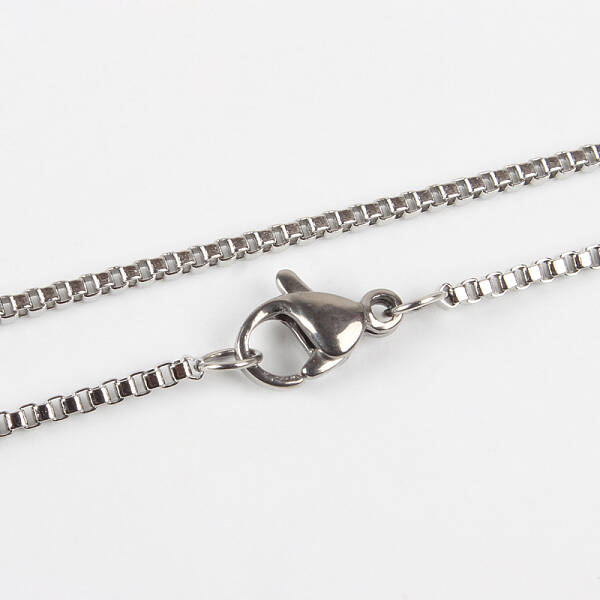 Tarnish Resistant 304 Stainless Steel Box Chain Necklace Making