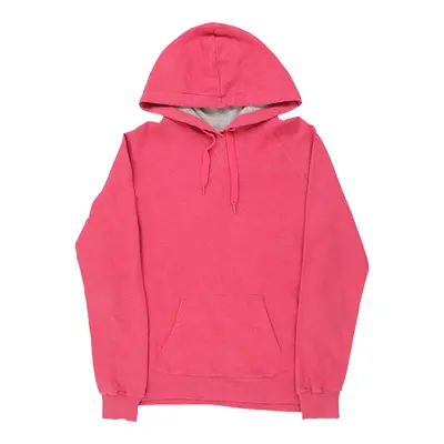 Age 12-13 Champion Hoodie - Large Pink Cotton Blend