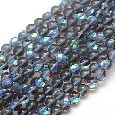 Synthetic Moonstone Beads Strands