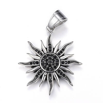 316 Surgical Stainless Steel Rhinestone Pendants