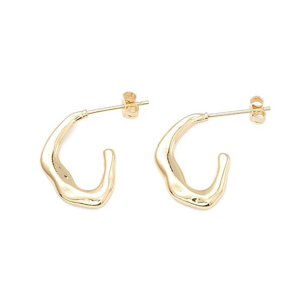 Twist Shape Stud Earrings