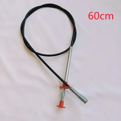 60CM Sewer Dredger Spring Pipe Dredging Tool Household Hair Cleaner Drain Clog Remover Cleaning Tools Household For Kitchen S...