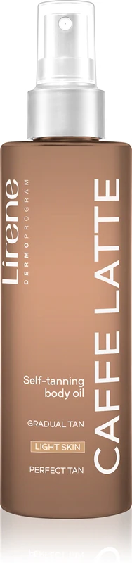 Lirene Perfect Tan Self-Tanning Body Oil Caffe Latte 200 ml