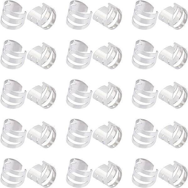 50Pcs 304 Stainless Steel Ear Cuff Findings