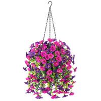 UV Resistant & Colorfast Faux Flower, Porch, Window Box, Courtyard & Seasonal Celebrations, Flower Design, Garden Decorations...