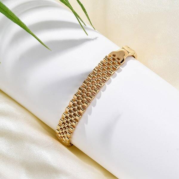 Ion Plating(IP) 304 Stainless Steel Hinged Bangles for Women