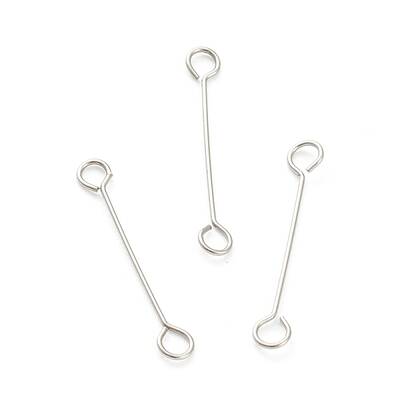 Non-Tarnish 316 Surgical Stainless Steel Eye Pins