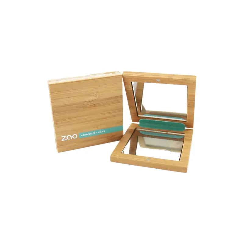 Zao Make Up Small Bamboo Mirror