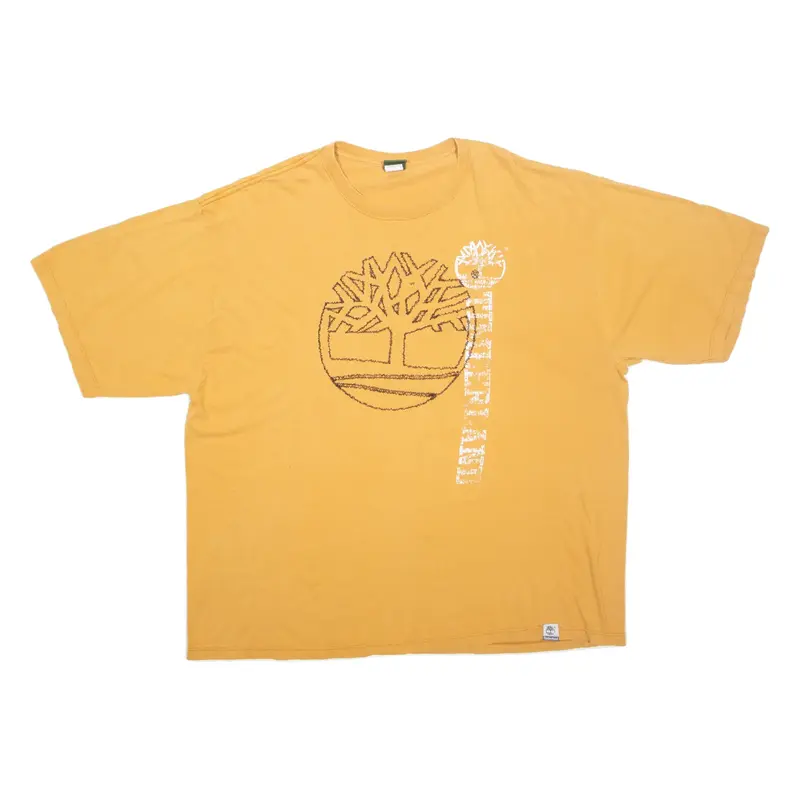 TIMBERLAND Mens T-Shirt Yellow XL