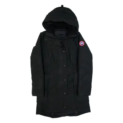 CANADA GOOSE Womens Parka Coat Black Hooded S