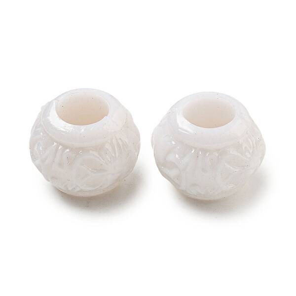 Opaque Acrylic European Beads