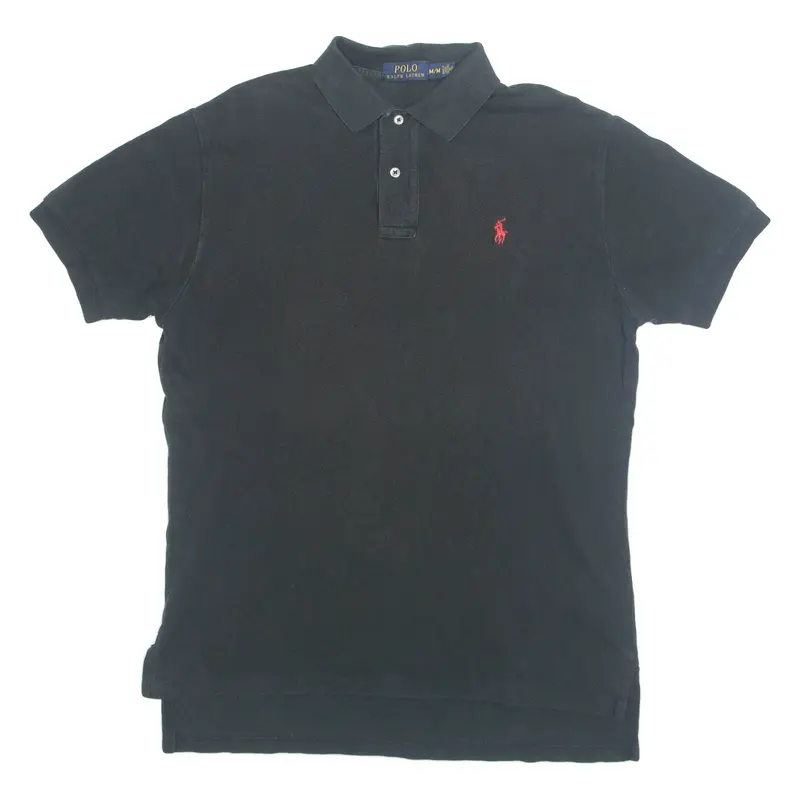 POLO RALPH LAUREN Mens Polo Shirt Black M