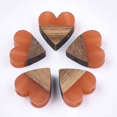 Resin & Walnut Wood Multi Strand Links