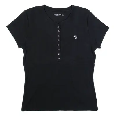 ABERCROMBIE & FITCH Womens Top Black XL