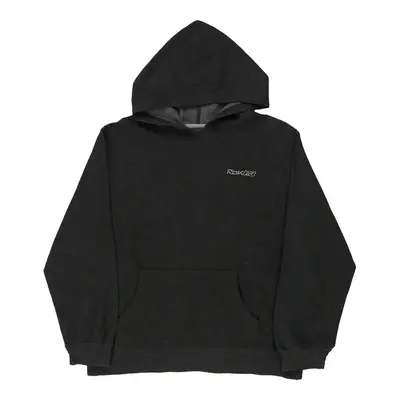 Age 14-16 Reebok Hoodie - Large Grey Cotton Blend
