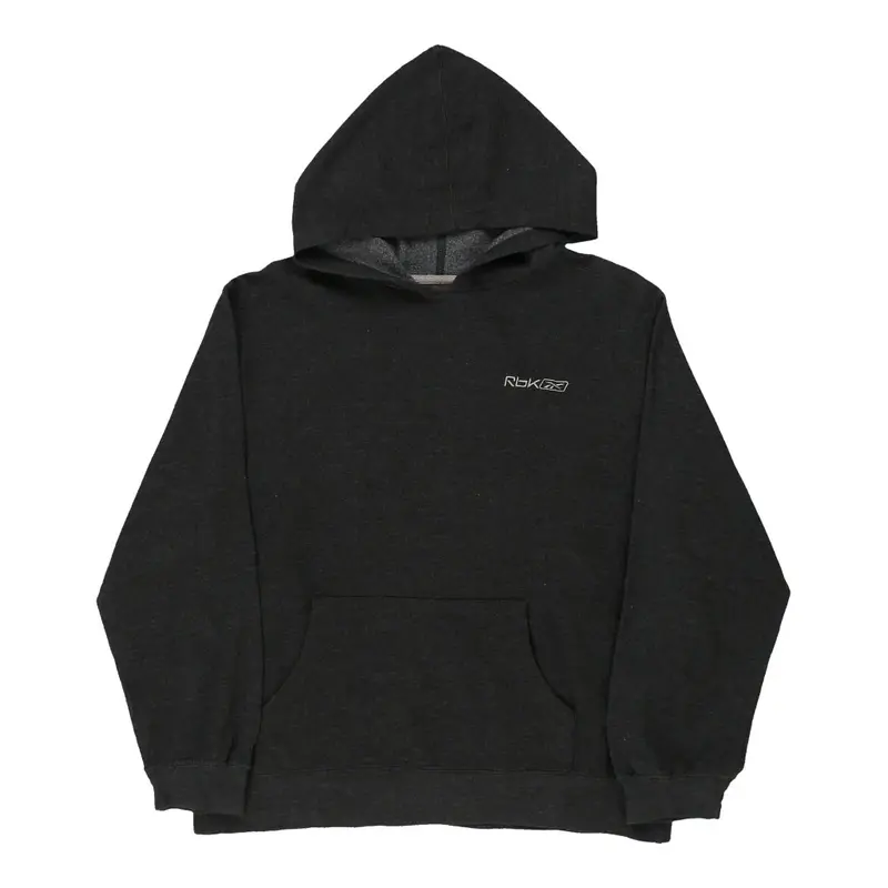 Age 14-16 Reebok Hoodie - Large Grey Cotton Blend